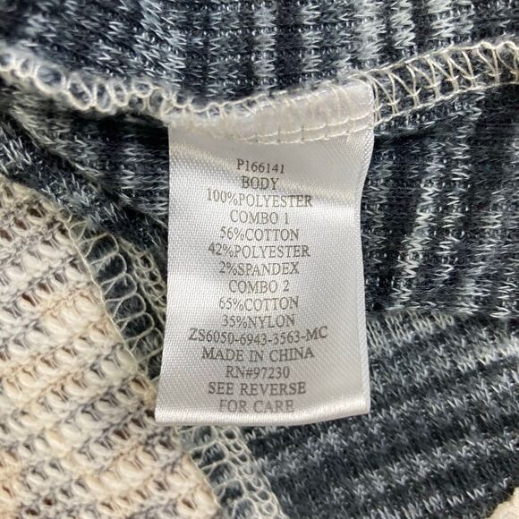 Almost Famous Boho Aztec Print Sz *Medium* Shirt Hooded Lace Semi-Sheer Western - Picture 5 of 8